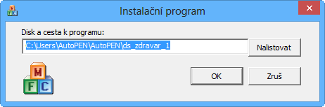 Kapitola 1 Instalace Instalaci provádí instalační program, který se spustí automaticky, po spuštění instalačního balíčku ds_zdravar_1_install.exe.