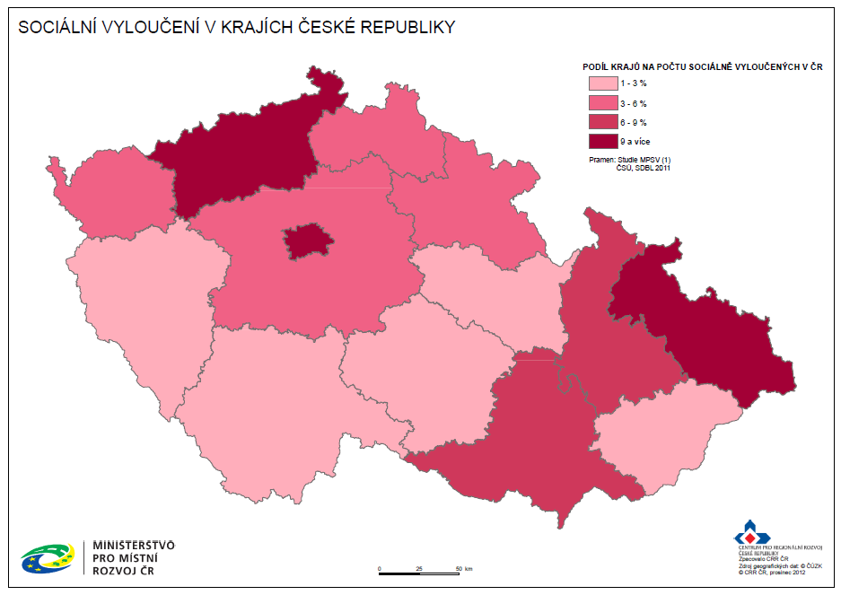 Vysoká nezaměstnanost sociálně vyloučených obyvatel je spojená především s jejich nízkou kvalifikací; v některých případech lze hovořit aţ o nezaměstnatelnosti těchto obyvatel.