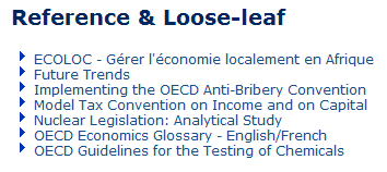 Working papers zpřístupňují oborově tříděné podkladové studie OECD.