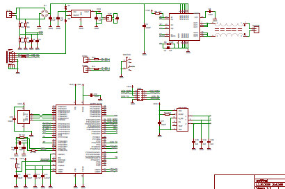 Účastnický balíček Autíčko Carrera Audi R8 Neosazený PCB Součástky Mikrokontroler MCF51JM64 Akcelerometr MMA7361 H-můstek MCZ33931 miniusb konektor slot na microsd