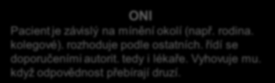 Graf č. 29 Interpretace vizuálních analogových škál (VAS) JÁ Pacient se řídí svým názorem. Mínění okolí pro něj není důležité a je hůře ovlivnitelný z vnějšku. Má své vlastní přesvědčení.