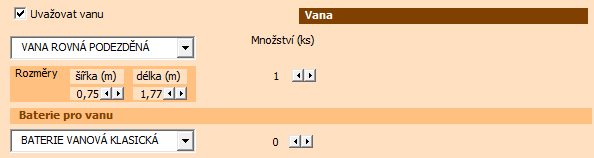 Rekonstrukce bytových jader ReByJ 13 Obr. 10 Volba typu obkladu s množstvím a uvažováním prořezu. Obr. 11 Volba dlažby, WC a otopného žebříku v dispozici koupelny.