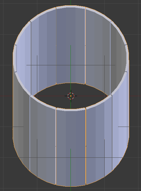 Krok 7 + Vyberte prkna a přepněte se do editačního režimu (Tab) + Můžeme editovat jen první z prken + Zvolte nástroj Loop Cut and Slide + Najeďte myší na vrchní hranu prkna a