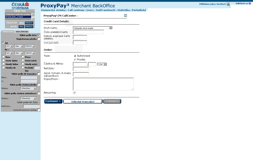 2.4 MO/TO Specifickou variantou online plateb jsou tzv. MO/TO transakce.