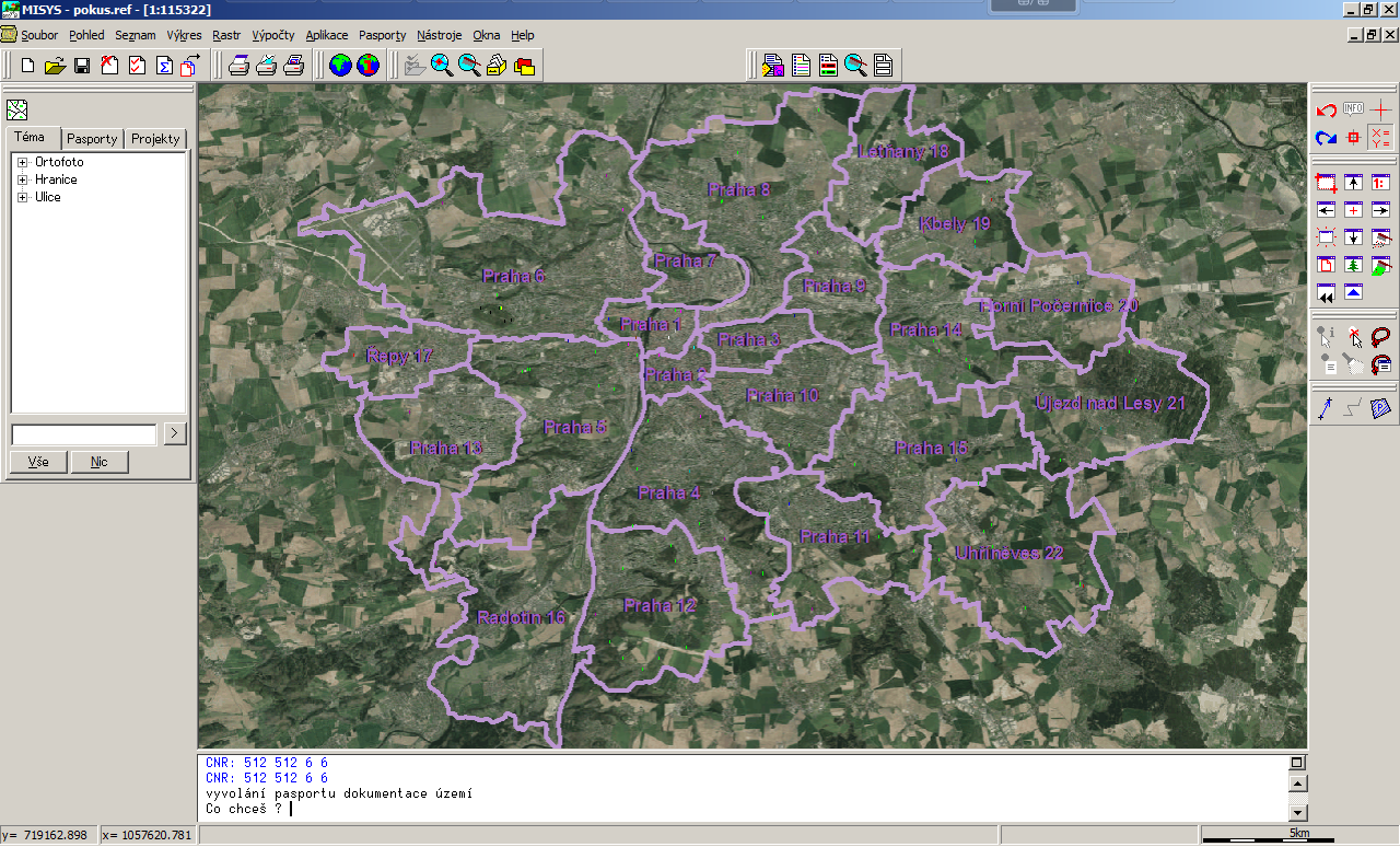 ČVUT Praha 2 2. DESKTOPOVÁ PREZENTACE Desktopová prezentace Jako první způsob zobrazení databáze památných stromů v Praze jsem zvolila program MISYS. 2.1 Program MISYS MISYS je geografický informační systém (GIS), vyvíjený firmou GEPRO spol.