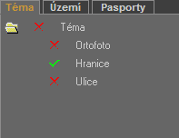 3. INTERNETOVÁ PREZENTACE v hlavním rámu. Zároveň klikne-li se do přehledky, obraz v hlavním rámu se vycentruje do tohoto bodu. Obr. 3.10: Navigační panel Navigační panel na obrázku 3.