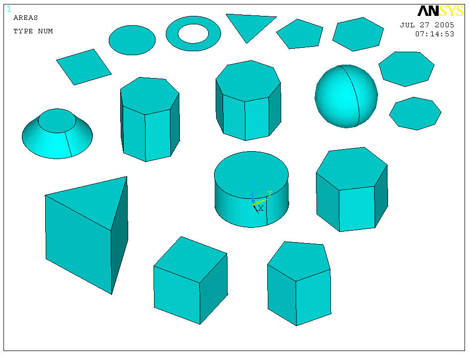 KP AREA Obr. 1 Vytváření geometrie konstrukce směrem zdola nahoru Obr.