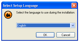 Všimněte si: Zvolený jazyk se týká pouze instalačního programu.