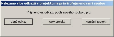 Přejmenování souboru Přejmenování souboru je standardní funkce v hlavním menu Soubor-Ulož jako.