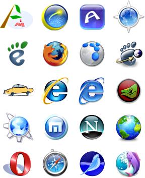 Internetový prohlížeč Základní prohlížení Na prohlížení www obsahu internetu je nejvhodnější použít internetový prohlížeč. Existuje jich mnoho značek a druhů.