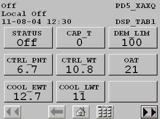 PRO-DIALOG Diagram řídicího systému studené vody PRO-DIALOG Touch screen interface Rozhraní s dotykovou obrazovkou VLASTNOSTI ŘÍZENÍ Moderní zobrazení Energetické vlastnosti Více jazyků Servis a