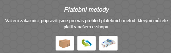 Platba Ve výpisu plateb vidíte všechny platby, které máte vytvořené. U každé platby je ikona oka, která značí, zda je platba povolená, nebo zakázaná.