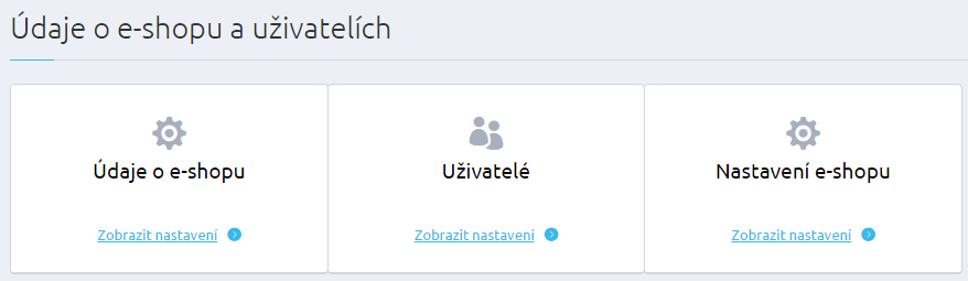 DKIM se nevyužívá u všech formulářů, pouze u objednávek (včetně změn stavů) a registrace. Údaje o e-shopu a uživatelích Údaje o e-shopu Základní údaje týkající se vašeho e-shopu vyplníte zde.