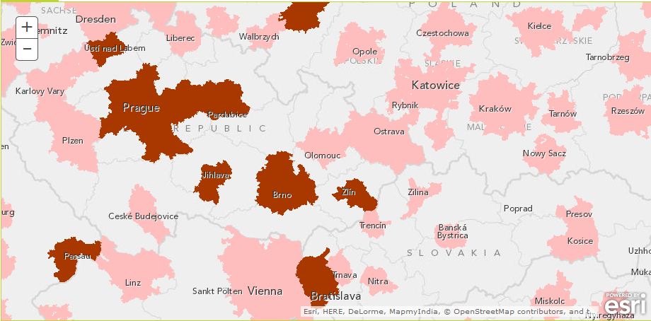 Urban Atlas 2012 Zpracování (stejný zpracovatel jako UA2006*) V současné době zpracováno ~ 80 měst ETCSIA zajištuje