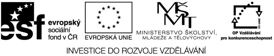 finanční podpory z Operačního programu Vzdělávání pro konkurenceschopnost, verze 7 a Manuálu vizuální identity, které jsou k dispozici na www.msmt.