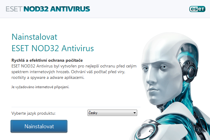 2. Instalace Instalaci ESET NOD32 Antivirus můžete provést v zásadě dvěma způsoby: Live installer si lze stáhnout z internetových stránek společnosti ESET.