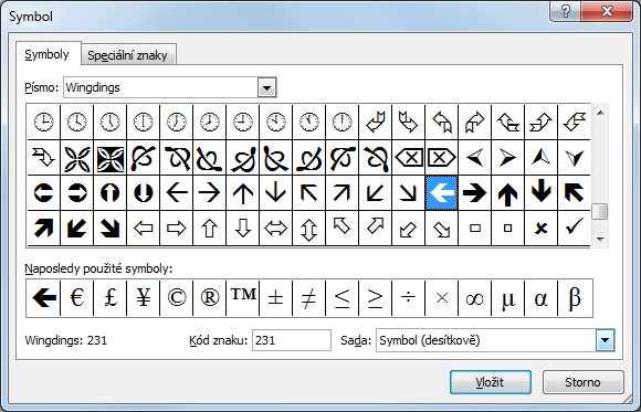 Kapitola 4: Karta Vložení 52 Textové pole Symbol Do pole Vlastní vzorec zapíšeme vzorec pro výpočet délky spojnice: =(Width^2+Height^2)^0.