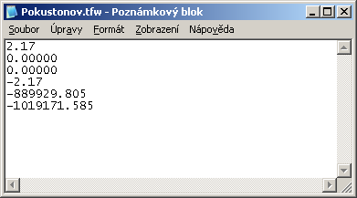 1.2.1.2.2 Soubory *.JGW, *.TFW Rastrové snímky *.JPG nebo *.TIF se mohou usadit v programu ArcView a tím se získá pomocný soubor *.JGW, resp. *.TFW (koncovka se vytváří převzetím prvního a posledního písmene zdrojového souboru + písmeno W ).