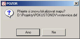 1.1.2 Odpojení vektorové mapy V hlavní nabídce menu, v rozbalené nabídce Editace, se zvolí položka Podkladové mapy.