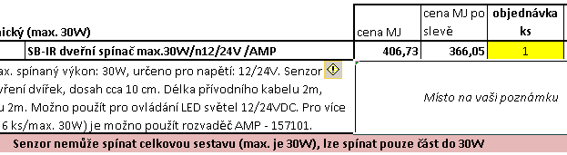 13. Přejděte na senzory a příslušenství Můžete použít tlačítko, případně záložku TIP v případě, že nechcete senzory, přejděte na Souhrn případně 14.