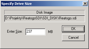 Pozn.: Soubor umístíme do libovolné složky (pro účely tohoto článku jde o složku D:\Projekty\ReatogoSDI\SDI_Disk\). Klepnutím na Ano potvrdíme, aby se nový soubor (Reatogo.sdi) vytvořil.