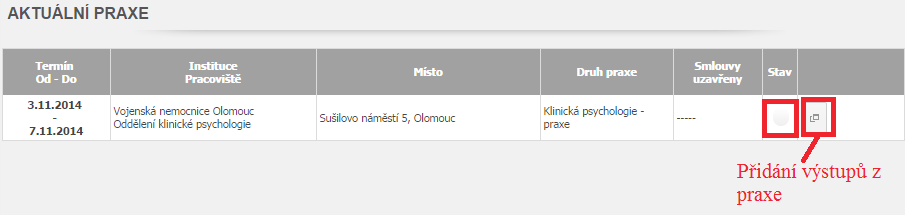 Po stisknutí nákupního vozíku pro zápis praxe se vám ještě otevře okno s Potvrzením registrace termínu. Vyplňte údaje a dejte registrovat viz obr.