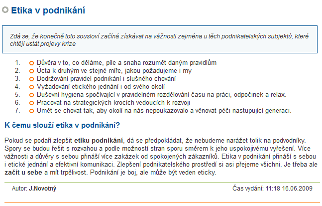 6. Praktická část: 6.1. Analýza aktivit, které jsou v rozporu s účetní etikou. 6.1.1. Etické či neetické? Etika je součástí běţného ţivota.