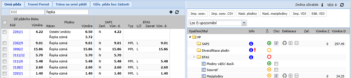 3 DEKLARACE SPECIFICKÝCH OPATŘENÍ 3.1 