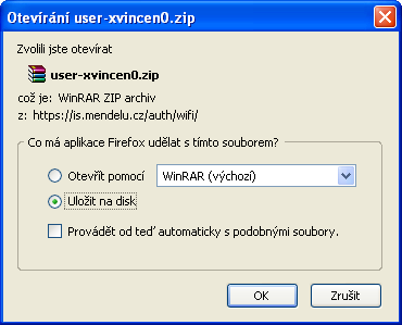 Nyní zvolíme možnost Stáhnout instalační balíček pro Windows Mobile 2003, který uložíme na pevný disk, např. na plochu. Obr.