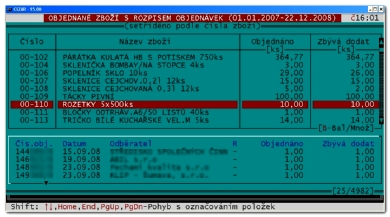 výdejkách zobrazována červeně. 15) Hromadné uspokojování více objednávek na jednu výdejku/příjemku V nové verzi 15.