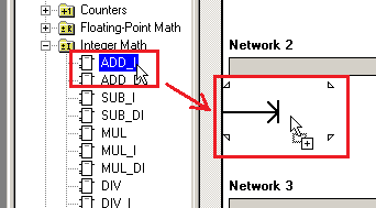 4.4 STEP 7 - Programování v Ladder Code editoru Program je rozdělen vždy do jednotlivých Networků, které slouží k propojování jednotlivých kontaktů, logických členů a také volání nejrůznějších funkcí