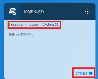 Uspořádání pořadí bloků lze měnit po stisku ikony USPOŘÁDAT: Úpravy pořadí se ukládají automaticky, zpět do needitačního režimu nástěnky lze přejít stiskem párové ikony DOKONČIT: Dvojice ikon