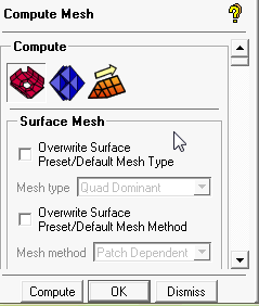 Crve Element Spacing Crve Node Spacing Obr. 7.17 Zobrazení parametrů sítě na 1D element Po definování parametrů jednotlivých skpin přímek je možné vygenerovat plošno síť.