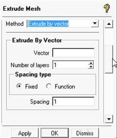 výběr všech elementů Vepíšeme jméno Flid Ponecháme jméno inherited Vepíšeme jméno Symmetr_Right Vybereme metod Extrde