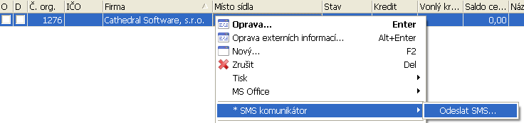 SMS komunikátor při spuštění kontroluje formát zadaných čísel, pokud vyhodnotí číslo jako nesprávné, zařadí ho mezi nesprávně zadané kontakty, kde jej uživatel může zeditovat (stejně jako ostatní