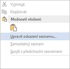 Pokud tedy budeme potřebovat například očíslovat následující přehled pracovníku, který obsahuje jméno, funkci a středisko, musíme všechny tri údaje umístit do jednoho odstavce.