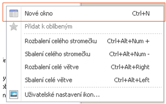 1.2 Ovládání přehledu Po výběru některého přehledu z hlavní nabídky se daný přehled zobrazí v pravé části okna aplikace. Přehled ovládáte pomocí myši standardním způsobem.