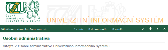 Nápověda v UIS nebudete-li si s něčím vědět rady, můžete