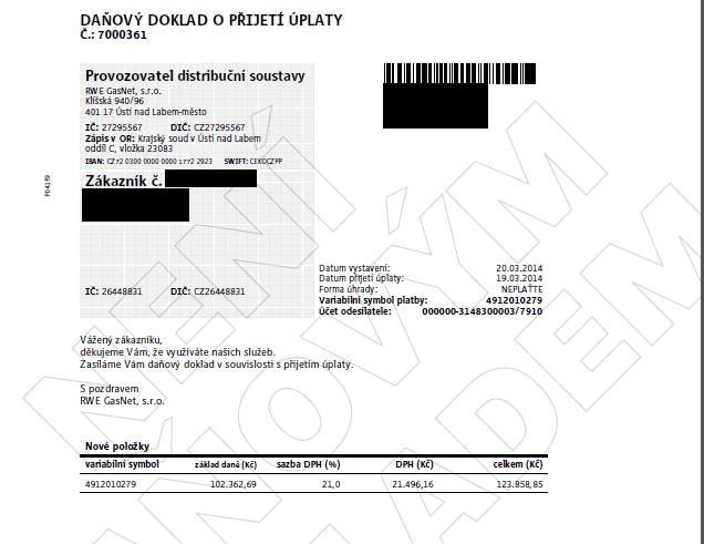 Elektronická fakturace ELFA OTE (proces z