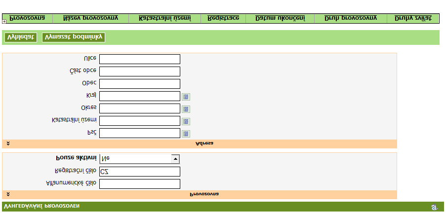 státním registru plemeník ů vhodné pro ověření údajů do hlášení přirozené plemenit by. všech ny býky např. pleme ne Aberd een Angus, zadejt e jen do linie ZAA a necht e volbu jen platn é. 6.2.