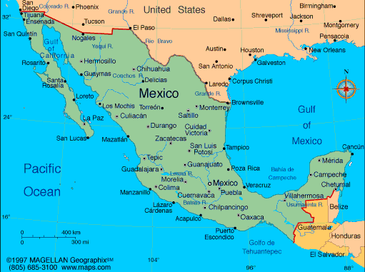 MEXICO (Estados Unidos de México) Země velikosti poloviny Evropy zaznamenala v posledních letech obrovský ekonomický skok, což se projevilo pochopitelně i v prudkém rozvoji místní infrastruktury.