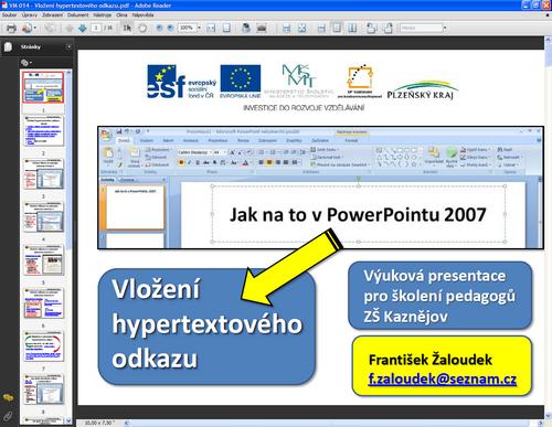 Čtečky formátů pdf Adobe Reader