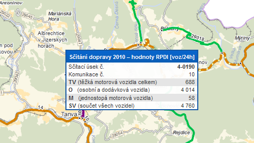 Z tohoto hlediska lze očekávat i zvýšení intenzity dopravy ve městě hlavně v zimní sezóně souvislosti se záměry budování sjezdovek a lyţařských areálů, především v souvislosti s obnovou a rozvojem