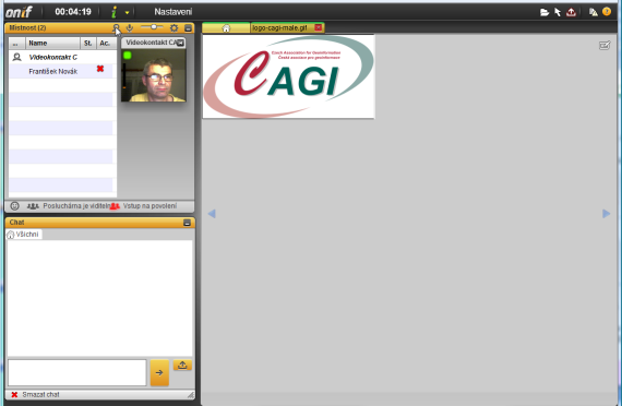 Pokyny pro účast na internetu Pro ty, kdo se nemohou zúčastnit osobně v Praze: 1. Otestujte si Váš počítač: Máte nainstalovaný Adobe Flash Player 10.0 a vyšší? Rychlost připojení > 1 Mb?