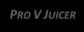 Balení obsahuje: a) Pro V Juicer kontejner b) Pro V Juicer lis c) Pro V Juicer víko d) Pro V Juicer šejkr e) Vykrajovač kuliček - pro vykrajování kuliček f) Nůž s vlnkovaným ostřím - pro ozdobné