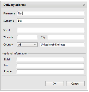 Zkontrolujte zakázku a vyberte doručovací adresu. Pomocí editační funkce může vybranou adresu upravit.