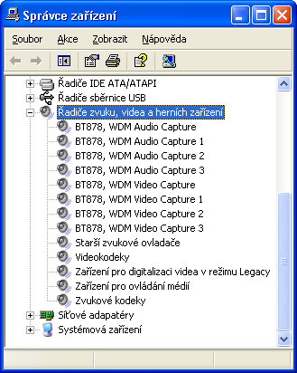 22 MRP-Video Výše uvedený postup opakujte pro další ovladače karty K04, které průvodce nabídne k instalaci.