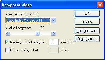 Video server 63 Snímkovou frekvenci volte jakou potřebujete s přihlédnutím k počtu kamer a celkovému výkonu počítačové sestavy Video serveru.