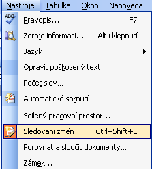 12 Sledování změn Jestliže sdílíte dokumenty s dalšími uživateli, můžete sledovat provedené změny, tj. co přesně přidali a odstranili.