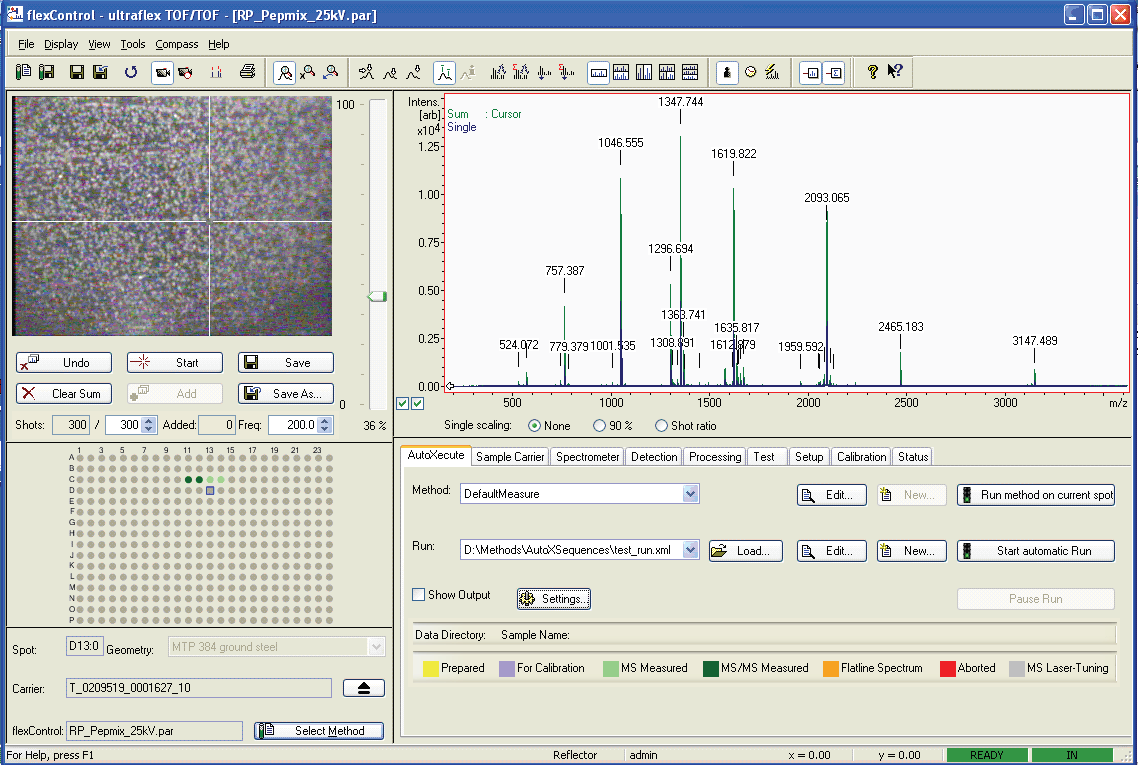 Obr. 6: Položka Detection programu flexcontrol Obr. 7: Hlavní okno programu flexcontrol 6.